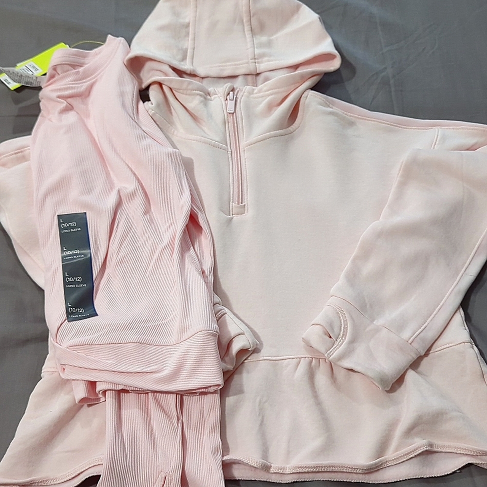 Girls pink tops